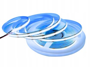 Taśma LED NEON COB Linia 24V 5500lm 50W 5M Rolka Pasek ZIMNA 320 diod