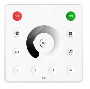 Panel naścienny dotykowy taśma LED cyfrowa ws2811 MONO RC1 płynąca woda