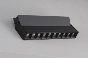 Lampa uchylna punktowa 20W 4000K 30° CRI90+ czarna do szyny magnetycznej SLIM 