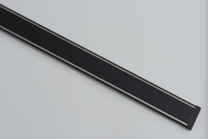 Szyna magnetyczna SLIM 5mm / 1 metr - Czarna